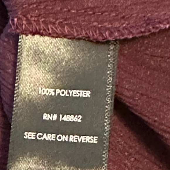 Torrid Lily Babydoll Shiny Satin Purple Surplice Top Size 3 - Picture 6 of 7